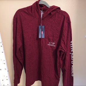 Vineyard Vines Maroon Hoodie New with Tags